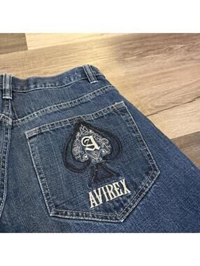 avirex spade baggy jeans 32x30